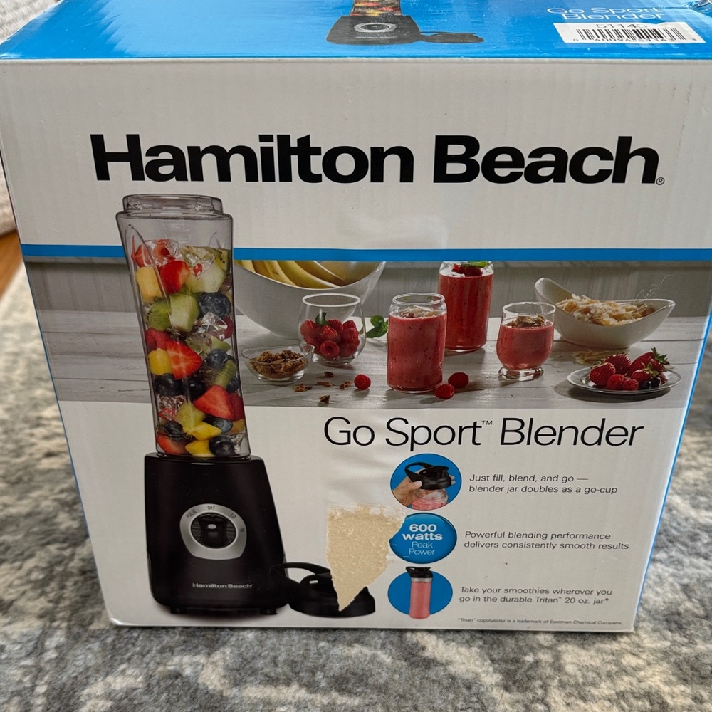 Hamilton Beach Black Go Sport Blender